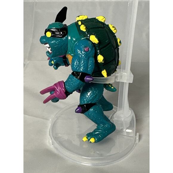 Playmates Toys 1990 TMNT Ninja Turtles Slash Evil Turtle Dimension Figure - Picture 2 of 8